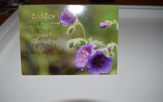 postikortti (A) kukka