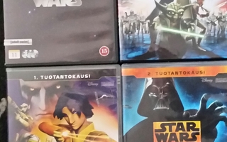 Star Wars 4 Kpl -DVD