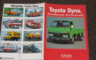 1980 Toyota Dyna kuorma-auto esite - Korpivaara - KUIN UUSI