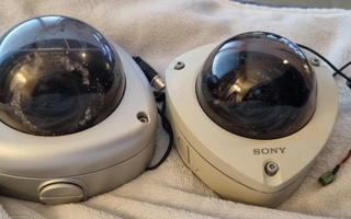 2 valvontakameraa  Sony