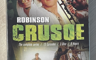 Robinson Crusoe (3DVD) koko palkittu TV-sarja (UUSI)