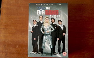 Rillit huurussa Big Bang Theory 1 2 3 4 1-4 DVD