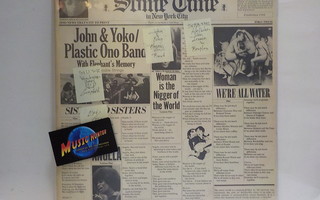 JOHN & YOKO/THE PLASTIC ONO BAND - SOME TIME IN NY CITY 2LP