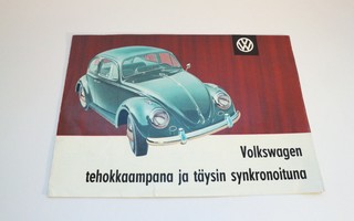 VW Volkswagen kupla auton myyntiesite 1960-luku