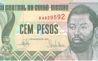 Guine&Bissau 100 pesoa 1990