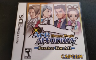 Nintendo DS Phoenix Wright Ace Attorney: Justice for All