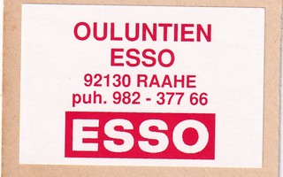 Raahe, Ouluntien  ESSO.      b436