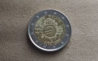 2 euroa Euro 10 vuotta Suomi 2012