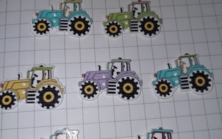 10 kpl traktori nappi