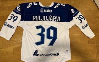 Jesse Puljujärvi Leijonat Game Worn