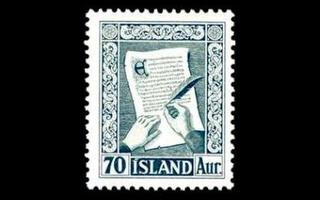 Islanti 288 ** Vanhoja käsikirjoituksia 70 aur (1953)
