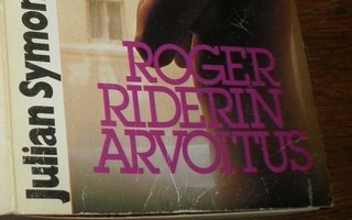 Julian Symons Roger Riderin arvoitus SAPO 247 p