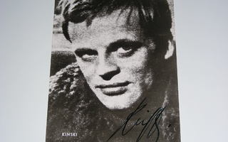 Klaus Kinski (1926-1991) aito NIMMARI nimikirjoitus