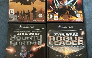 4 Star Wars peliä Nintendo Gamecube