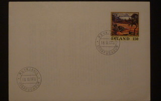 Island - FDC kuori, Reykjavik, 18.03.1976