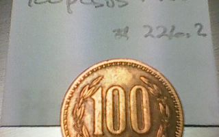 Chile 100 pesos 1998 km#226.2
