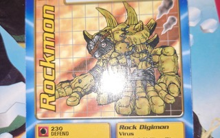 Rockmon 1999 bandai digimon card