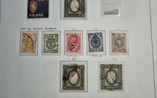 1901-15 Suomi merkkejä Lape 300e! Osta heti 85e!