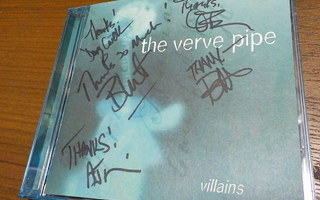 THE VERVE PIPE - VILLAINS CD KOKO BÄNDIN NIMMAREILLA