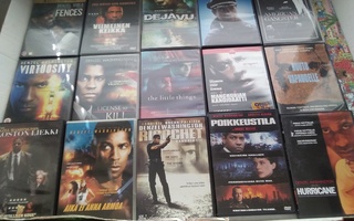 Denzel Washington kokoelma dvd x 44 erilaista elokuvaa
