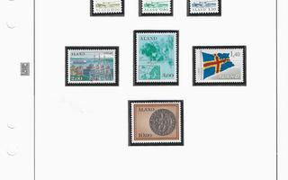 Ahvenanmaa postimerkit 1984 postituoreet
