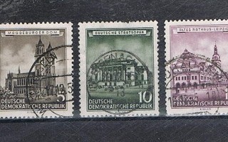 DDR 1955 - Rakennuksia 3eril ro