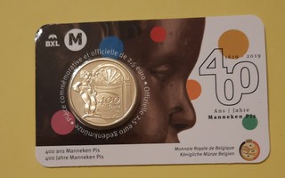 Belgia coincard 2.5€, Manneken Pis NL