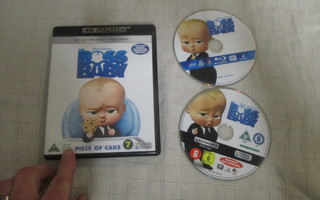 The Boss Baby 4K ultra HD Blu-ray nordic