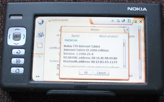 Nokia 770 Internet Tablet