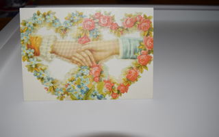 postikortti (A) kädet