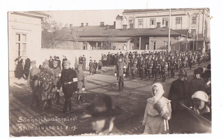 Suojeluskunta Kuopio Aunus Heimosota Hautajaiset 1919