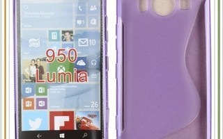 Lumia 950 - Lila geelikuori & suojakalvo #21072
