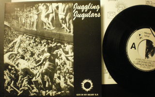 7"  Juggling Jugulars: Gun In My Heart E.P.