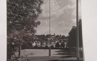 VANHA Valokuva Savonlinna 1930-l Kortin Alkup.Mallikappale