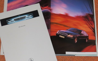 1999 Mercedes-Benz S-sarja PRESTIGE esite - kirja - 84 sivua