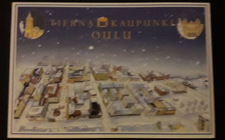 Tiernakaupunki Oulu postikortti