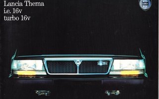 Lancia Thema -esite, 1990