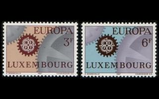 Luxemburg 748-9 ** Europa (1967)