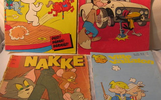 Paketti (4 kpl) -70 luvun alkupuolen sarjakuvia.