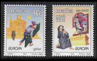 Malta 1012-3 ** Europa (1997)