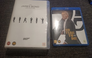 The JAMES BOND Collection 24DVD + No Time To Die BLURAY