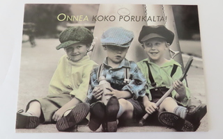 Onnittelut koko porukalta! (Karto)