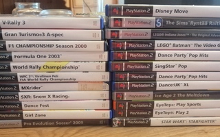 PS2 käytetyt 3 v ja sallitut