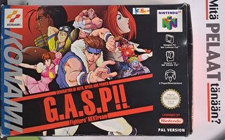 G.A.S.P (CIB) (EU) N64 (Käytetty)