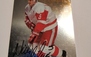 1998-99 Be A Player Autographs #197 Nicklas Lidström