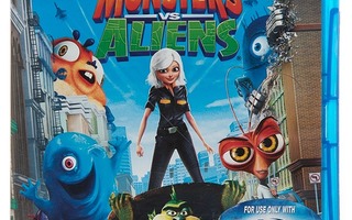 Monsters vs Aliens 3-D Blu-ray suomitekstit