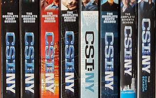 CSI NY kaudet 1-8 DVD boxi setti