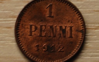 Suomi, 1 penni 1912, Nikolai II