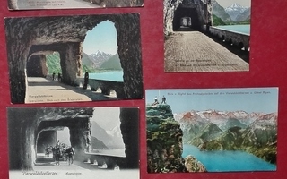 Antiikit postikortit, Sveitsi 1 EUR/kpl