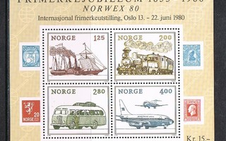 Norja 1980 - Norwex 80 blokki ++